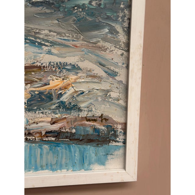 Erik Lo, Landscape, 1960s, Oil on Canvas, Framed For Sale - Image 5 of 18