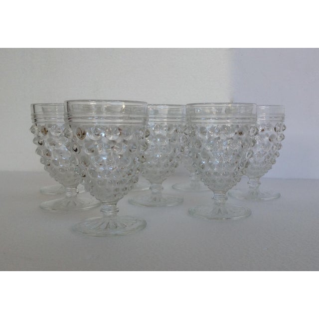 Hobnail Crystal Aperitif or Cordial Glasses Set of 8 Chairish