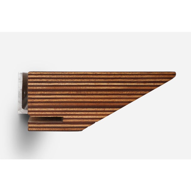 1960s Mid-Century Teak Mirror with Shelf from De Coene, Belgium, 1960s, Set of 2 For Sale - Image 5 of 16