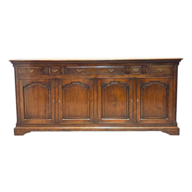 New England Oak Sideboard For Sale