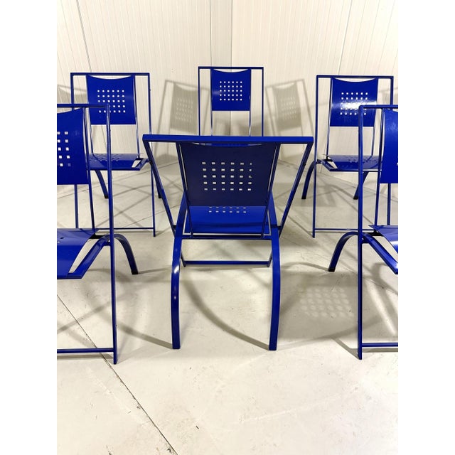 Vintage Sinus Dining Chairs by Karl Friedrich Förster for KFF, 1980s, Set of 6 For Sale - Image 10 of 18