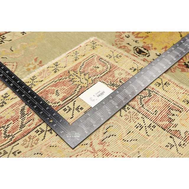 Early 20th Century Antique Turkish Oushak Rug - 03'05 X 06'05 For Sale - Image 5 of 8