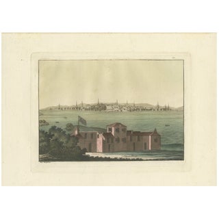 Fumagalli, Boston Harbor View from Castle William, 1827, Paper For Sale
