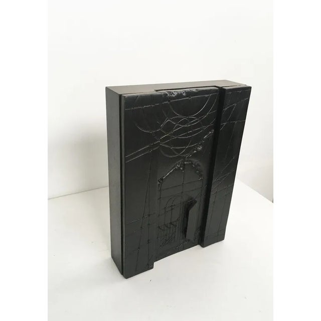 Walter Valentini, Abstract Sculpture: City of the Sun, 1980, Bronze For Sale - Image 6 of 12