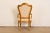 Karges French Provincial Louis XV Carved Walnut and Gold Gilt Dining Chairs, Set of Eight For Sale - Image 9 of 12