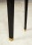 Bespoke Ebonized Brass-Banded Consoles on Tapered Legs For Sale - Image 9 of 9