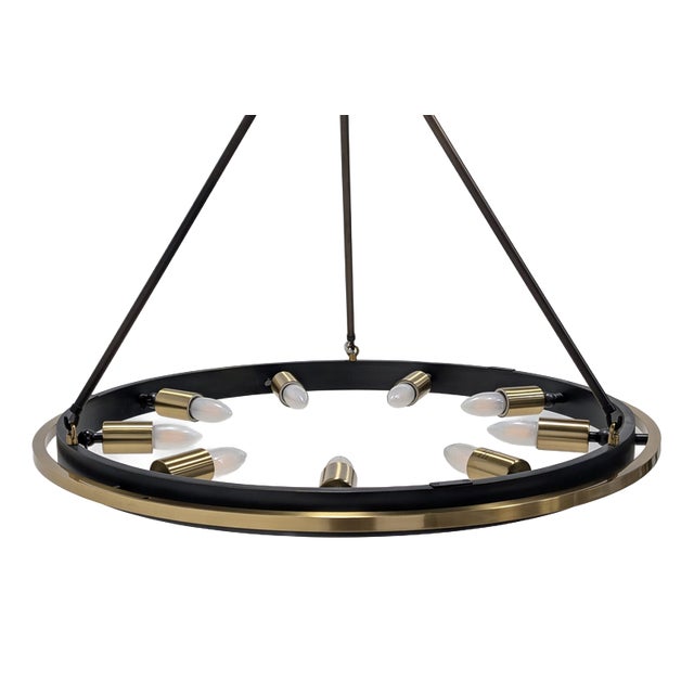 Chambers 9 Light Chandelier from Hudson Valley Lighting For Sale