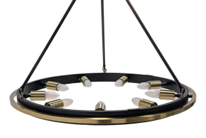 Chambers 9 Light Chandelier from Hudson Valley Lighting