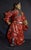 Vintage Chinese Shiwan Pottery Guan Yu Statue Oxblood Glazed Ceramic Guan Gong For Sale - Image 10 of 18