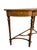 Late 20th Century Neoclassical Adam Style Paint-Decorated Demilune Console Table With Drawers For Sale In Charlotte - Image 6 of 11