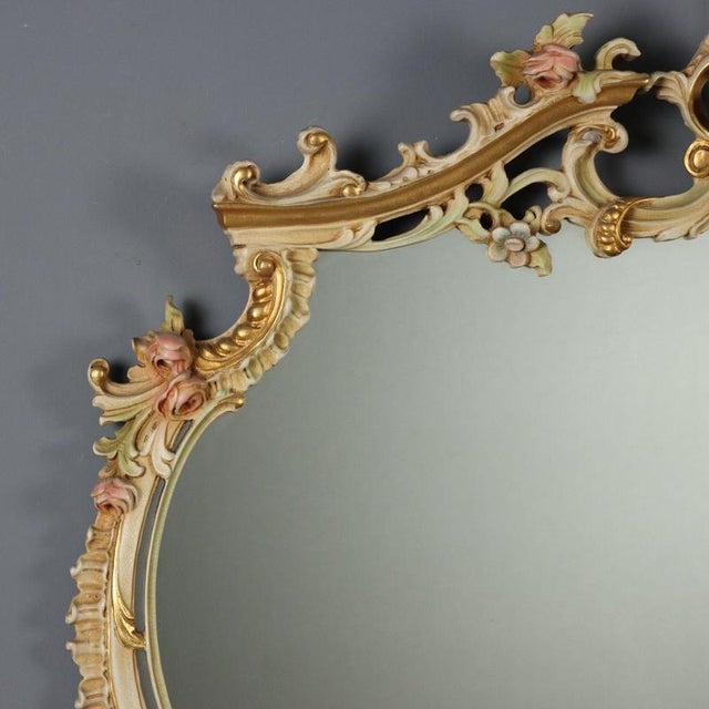 Italian Rococo Style Mirror For Sale - Image 3 of 11
