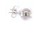 2020s Tiffany & Co. Sterling Silver HardWear Ball Stud Earrings 11.50g, Pair For Sale - Image 5 of 7