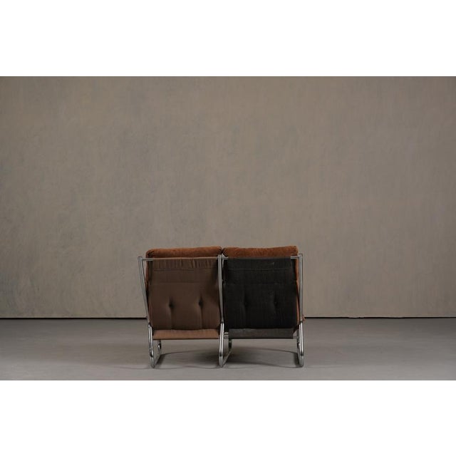 Mid-Century Armchair and Sofa Set by Gillis Lundgren for Ikea, Sweden, 1970s, Set of 2 For Sale - Image 6 of 18