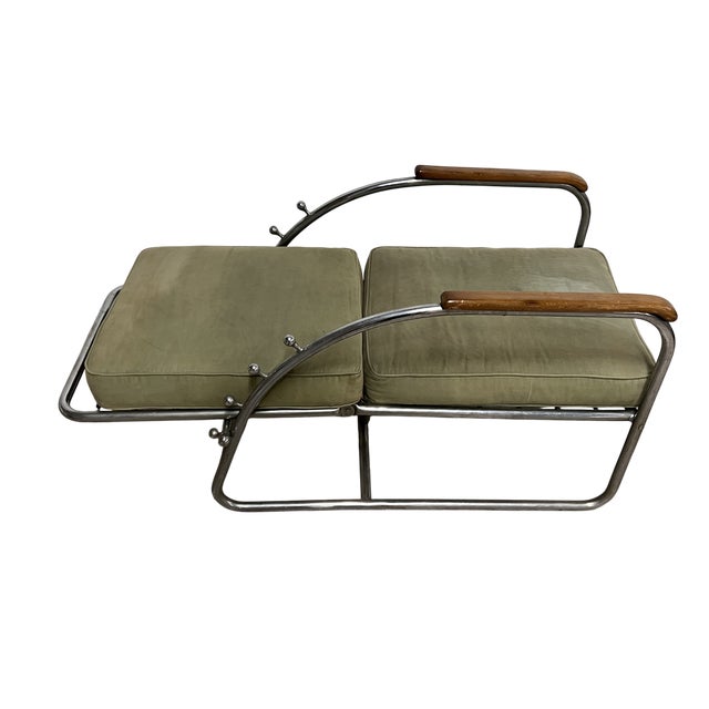 Mid 20th Century Bahaus Style Reclining Chair For Sale - Image 4 of 7