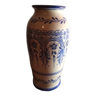 1970s Handmade Ceramica Gonfer Made in Spain Decorative Vase For Sale