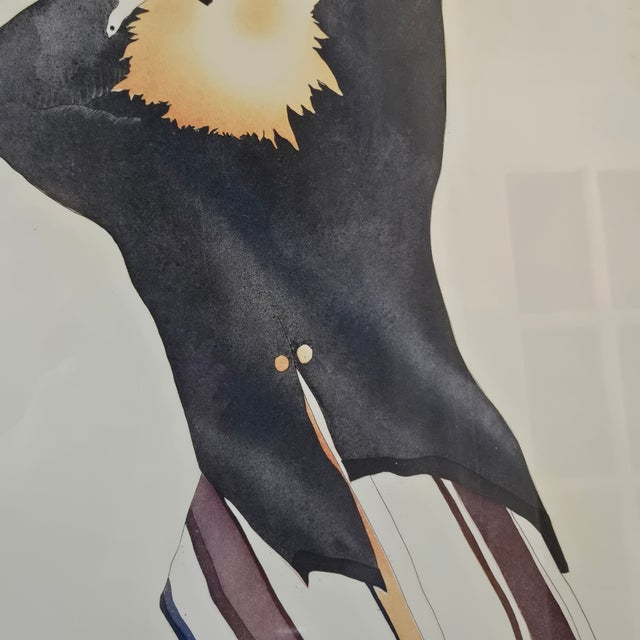 Vintage Charlotte Reine "Accord Perdu" Framed Artist Proof Number VI Signed and Numbered *Flaw* For Sale - Image 17 of 18