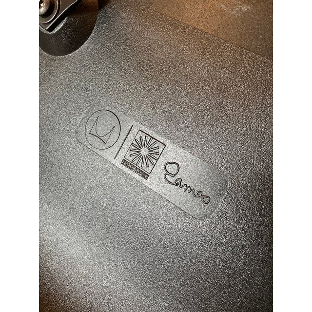 Set of 4 Herman Miller Eames DSW Molded Plastic Side Chairs - Black For Sale - Image 12 of 12