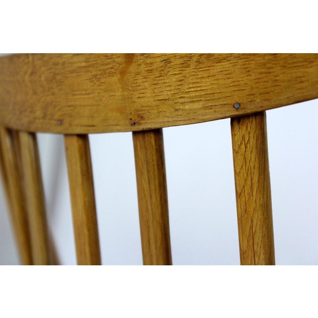 Oak Dining Chairs from Interier Praha, 1960s, Set of 4 For Sale - Image 11 of 18