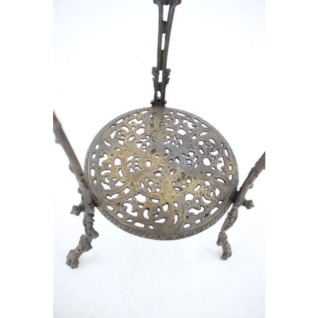 Danish Iron Flower Stand, 1950s For Sale - Image 4 of 9