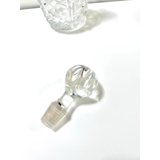 Vintage Cut Crystal Liquor Decanter With Stopper – Elegant Barware For Sale In Louisville - Image 6 of 8