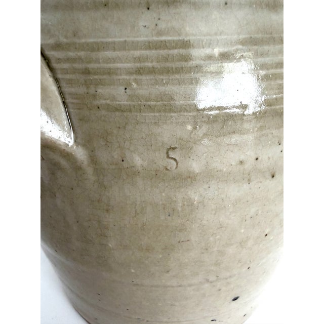 Gray French Stoneware Confit Pot #5 For Sale - Image 8 of 9