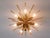 Ceiling Lamp Model 5457 in Brass & Glass by J. T. Kalmar for Kalmar, 1960s For Sale - Image 6 of 18