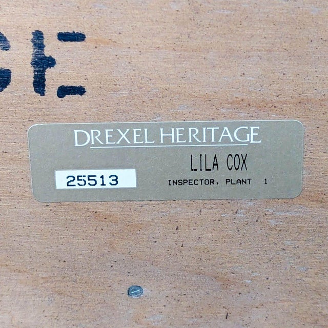 Vintage Drexel Heritage Connoisseur Nightstand For Sale - Image 9 of 12
