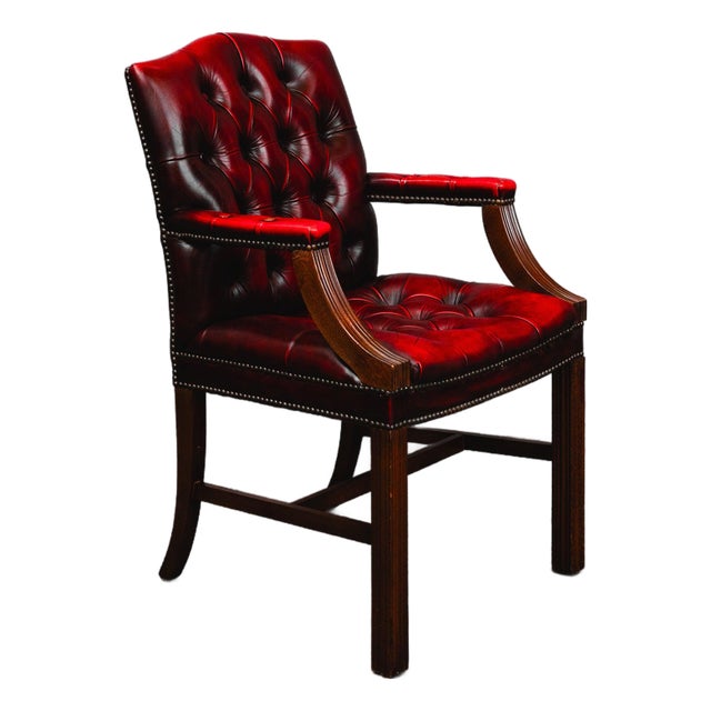 English Style Armchair in Beech For Sale