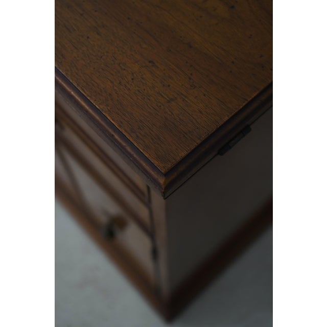 Brown Henredon 18th Century Portfolio Flip Top Bar Cabinet For Sale - Image 8 of 18