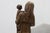 Belgian School, Madonna and Child Statue on Octagonal Base, 1800s, Plaster For Sale - Image 10 of 13