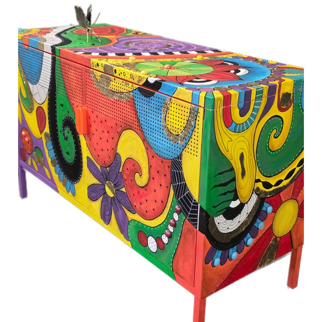 The Technicolor Dream Sideboard For Sale In New Orleans - Image 6 of 11