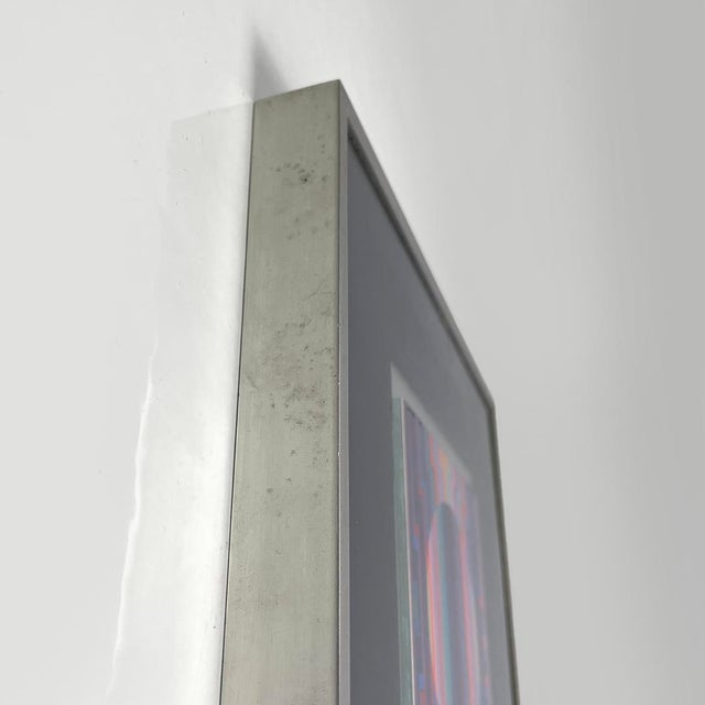 Victor Vasarely, Hungarian Modern Op Art Composition, 1970s, Framed For Sale - Image 6 of 13