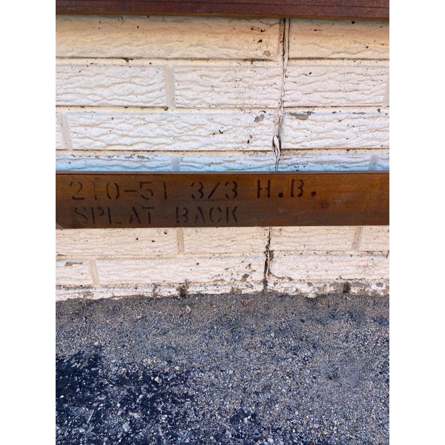 Late 20th Century Vintage Chippendale Style Twin Size Headboard For Sale - Image 5 of 6