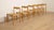 Vintage Oak Dining Chairs by H.W. Klein for Bramin, 1950s, Set of 6 For Sale - Image 14 of 16