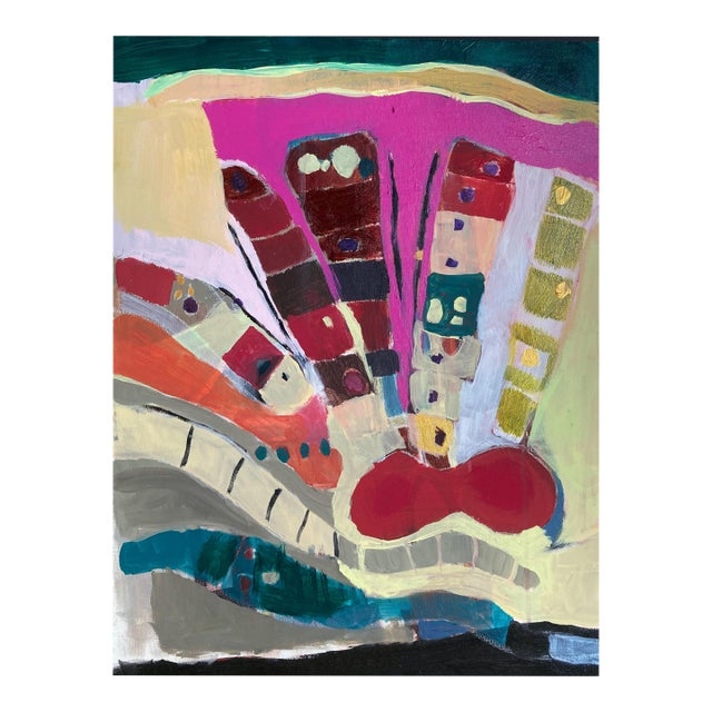 Plates and Sinusoids (Contemporary Abstract Expressionist Painting), Charles Collins For Sale