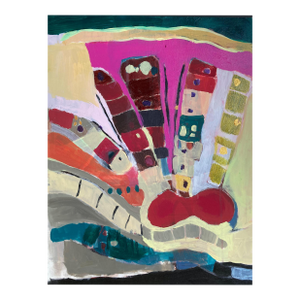 Plates and Sinusoids (Contemporary Abstract Expressionist Painting), Charles Collins