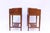 Wood Vintage Bedside Tables in Walnut and Beech, 1950s, Set of 2 For Sale - Image 7 of 18