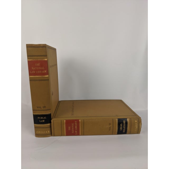 1939 National Law Library Vintage Legal Books by p.f. Collier – Set of 2 For Sale - Image 4 of 15