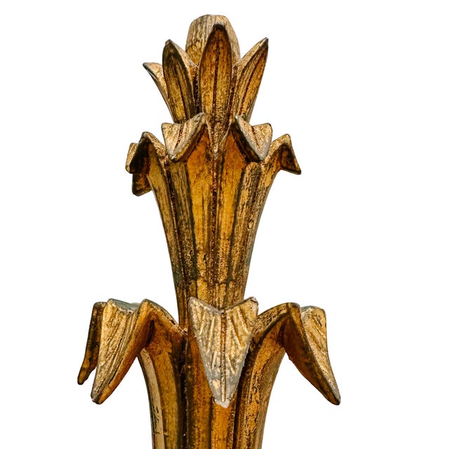 Late 20th Century Pair of Florentine Style Gilded Resin Wall Plate Holders For Sale - Image 10 of 12