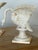 Cast Iron Swan Garden Ornaments with Antique White Finish, 1920-1950 For Sale - Image 4 of 7