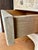 Off-white 1960s Organic Modernist | the Foliate Nightstand | Acanthus Relief For Sale - Image 8 of 11