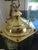 Late 20th Century Hanging Brass Lantern With Beveled Glass For Sale - Image 4 of 5