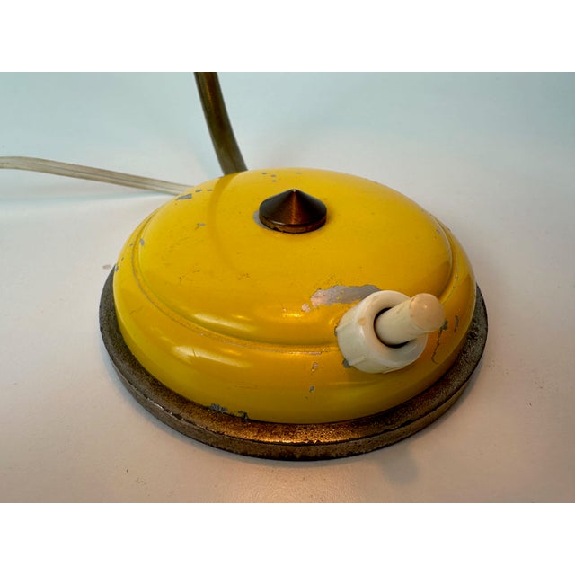 Gold Vintage Table Lamp from Stilnovo, 1950s For Sale - Image 8 of 11
