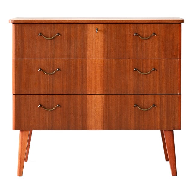 Scandinavian Teak Chest of Drawers, 1960s For Sale