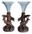 Black Forest Deer Vases, 1950s, Set of 2 For Sale