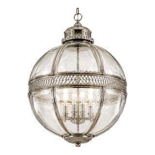 Restoration Hardware Model: 19th C. Victorian Hotel Globe Pendant For Sale