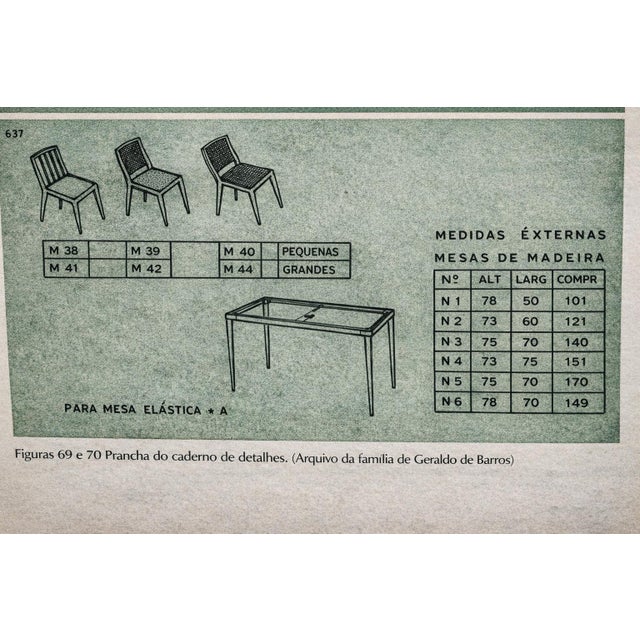 Set of Eight “MT 552” Dining Chairs in Rosewood by Geraldo de Barros for Unilabor, Brazil, 1950s - Lot 622-806A For Sale - Image 15 of 15
