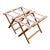 1960s Vintage Scheibe Style Folding Wooden Luggage Rack Set of 2 For Sale