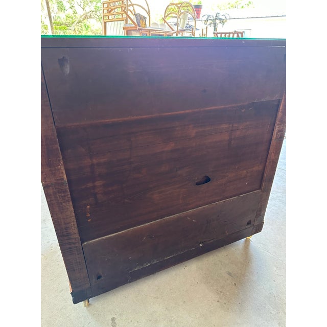 American Empire Tiger Maple & Birdseye Maple Chest of Drawers For Sale - Image 9 of 13