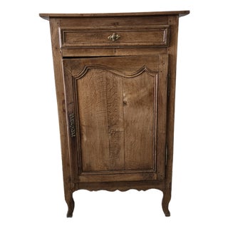 19th Century French Louis XV Provincial Oak Cabinet For Sale